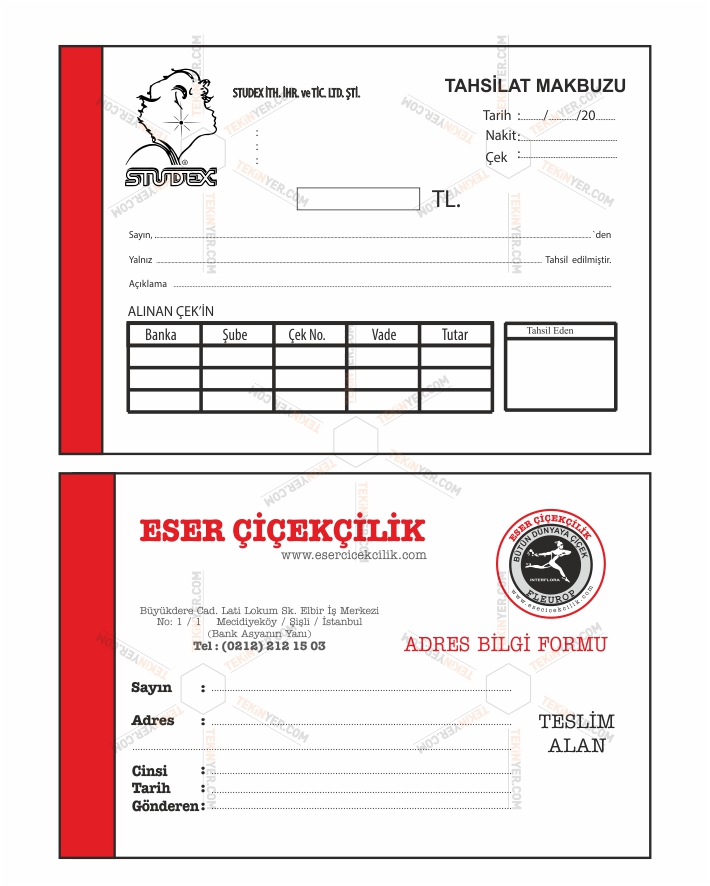 Fatura Kartvizit Tasarımı / Çeşitleri / Örnekleri / Baskısı / Fiyatları / Siparişi title=