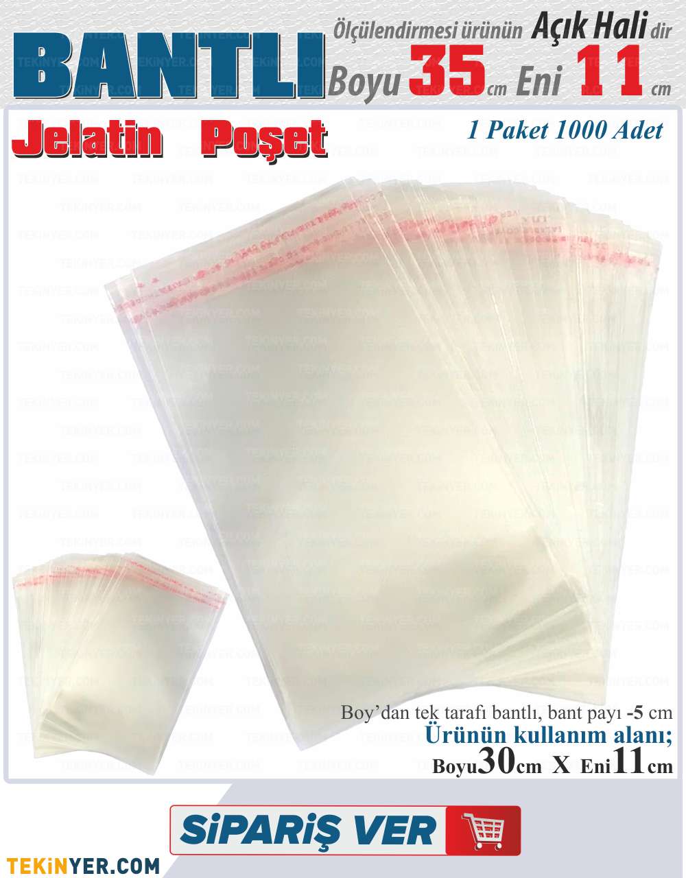 11x35 Bantlı Jelatin